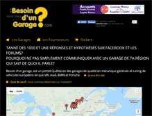 Tablet Screenshot of besoindungarage.com